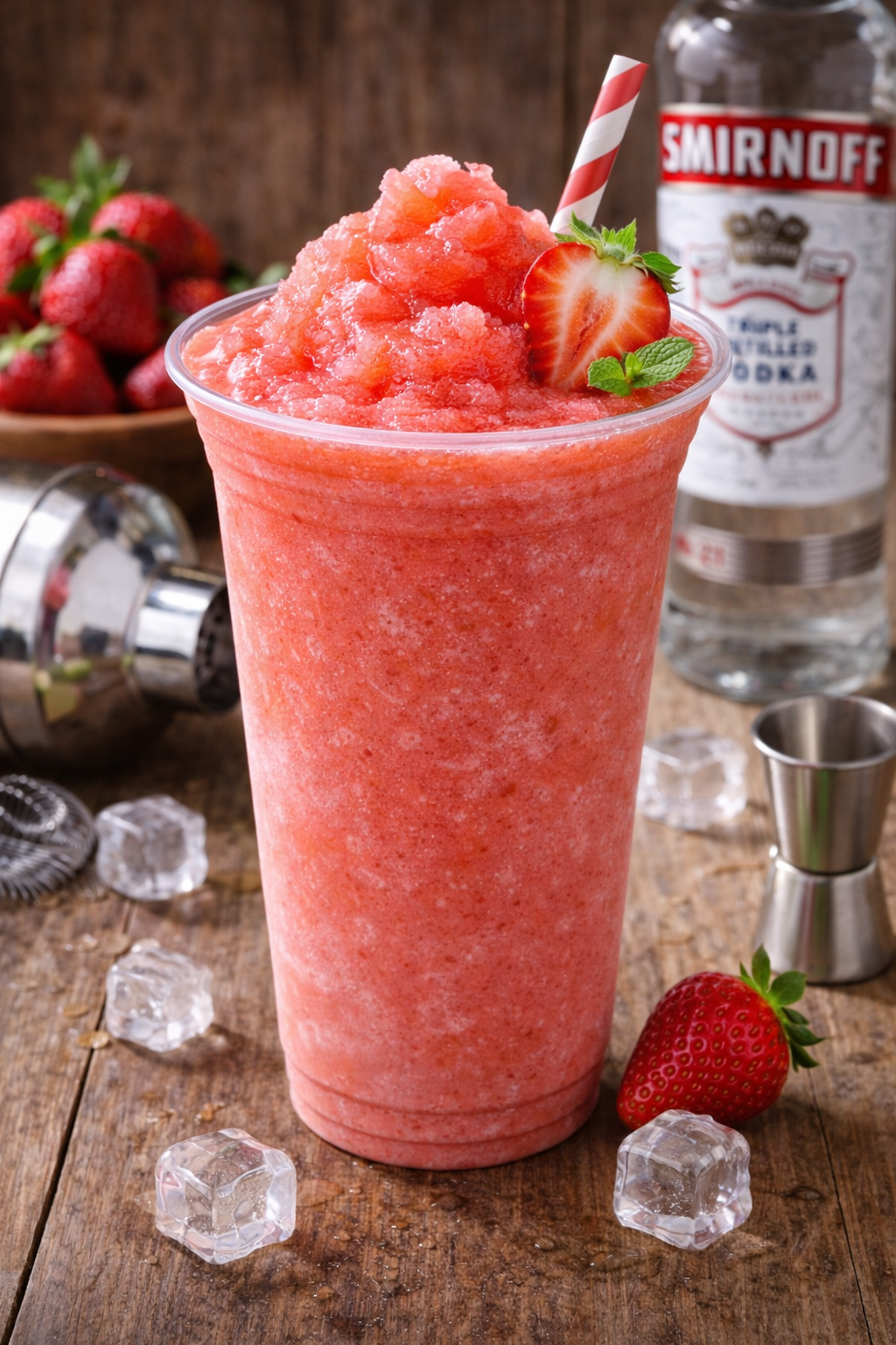 Daiquiri de frutilla con smirnoff